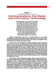 Hong Kong[removed]Communications, the Media and Information Technology