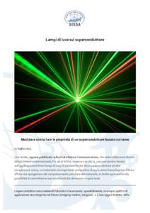 Lampi	
  di	
  luce	
  sul	
  superconduttore	
   	
   	
    