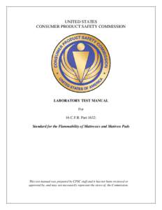 Laboratory Manual for 16 CFR Part 1632