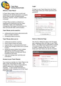 Microsoft Word - team place getting started.doc