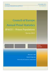 Microsoft Word - Council of Europe_SPACE I[removed]E_Final_150205.docx