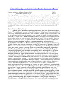 Southern Campaign American Revolution Pension Statements & Rosters Pension application of James Herndon S1669 Transcribed by Will Graves f18VA[removed]