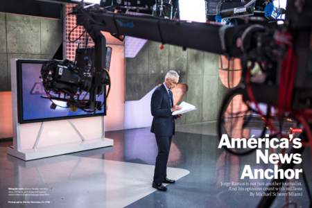 nation  América’s News Anchor Hitting his marks Ramos’ Sunday-morning