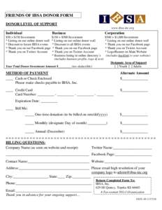 Microsoft Word - FRIENDS OF IBSA DONOR FORM.doc