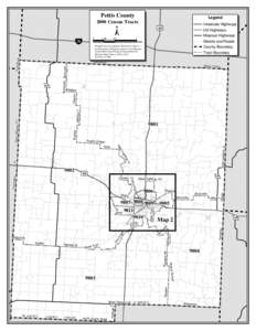 Pettis County  Legend 2000 Census Tracts