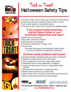 Microsoft PowerPoint - PR01712 - MiamiHalloween Thanksgiving Safety Tips - JoAnn