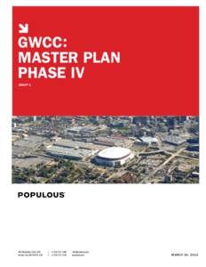 GWCC: MASTER PLAN PHASE IV DRAFT[removed]Wyandotte, Suite 200