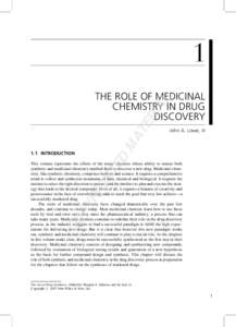 Chemistry / Pharmacology / Clinical research / Drug discovery / Pharmaceutical industry / Drug design / Journal of Medicinal Chemistry / Khashayar Karimian / Alexander Shulgin / Pharmaceutical sciences / Medicinal chemistry / Science