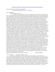 Southern Campaign American Revolution Pension Statements & Rosters Pension Application of George Keller R5827 Transcribed and annotated by C. Leon Harris State of Virginia County of Augusta to wit On this 22 nd day of Fe