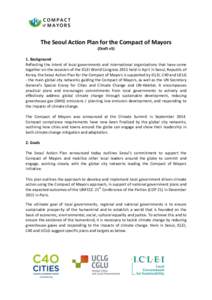 Climate change / ICLEI / Carbon finance / United Nations Framework Convention on Climate Change / United Cities and Local Governments / Sustainability / ICLEI Local Governments for Sustainability USA / Regional climate change initiatives in the United States / Climate change policy / Sustainable development / Environment