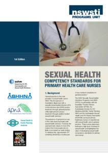 nswsti PROGRAMS UNIT 1st Edition  SEXUAL HEALTH