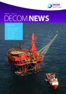 MEMBER NEWS  Issue 13 | August 2013 DECOM NewS In this issue