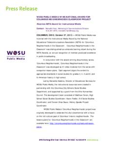 WOSU / Columbus /  Ohio / Geography of Georgia / Columbus /  Georgia / Public Broadcasting Service / WOSU-TV / WOSA / Ohio State University / Ohio / Geography of the United States