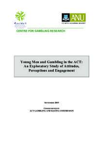 Microsoft Word - Young Men and Gambling in the ACT Final.doc