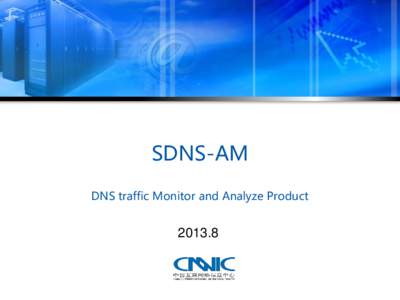 SDNS-AM DNS traffic Monitor and Analyze Product  DNS traffic Monitor &Analyze System