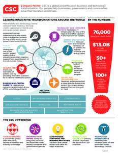 CSC Profile Infographic Aug 2014