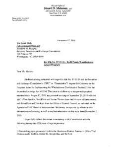 Dissent / Freedom of speech / Labour law / Whistleblower / U.S. Securities and Exchange Commission / Business / Human resource management / Dodd–Frank Wall Street Reform and Consumer Protection Act / Gary J. Aguirre / Employment / Business ethics / Anti-corporate activism