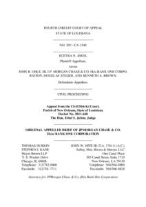 FOURTH CIRCUIT COURT OF APPEAL STATE OF LOUISIANA ________________________ NO[removed]CA-1540 ________________________ ECETRA N. AMES,