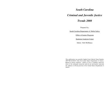 South Carolina  South Carolina Criminal and Juvenile Justice