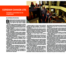 CERIDIAN CANADA LTD. Ceridian committed to its employees By Jim Timlick for The Free Press  B