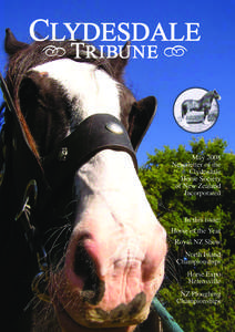 CLYDESDALE  TRIBUNE  May 2008 Newsletter of the Clydesdale