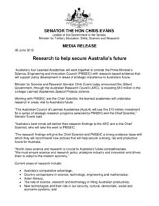 UK Research Councils / Research / Oceania / Year of birth missing / Megan Clark / Office of the Chief Scientist / PMSEIC / Australian Research Council / Australia