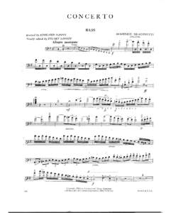 Concerto in A for double-bass and piano I D.Dragonetti[removed]Double-Bass