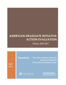 American Graduate Initiative Action Evaluation Final Report