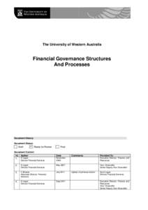 Financial Governance Structure