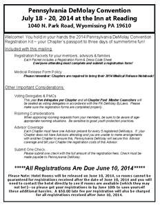 Reading Public Museum / Pennsylvania / DeMolay International / International Order of the Rainbow for Girls / Wyomissing /  Pennsylvania