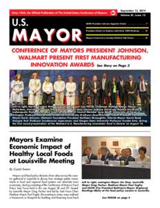 Since 1933, the Official Publication of The United States Conference of Mayors  U.S. M A YOR