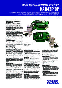 Diesel engine / Petroleum / Turbocharger / Intercooler / Supercharger / Engine / Volvo Penta / Multi-valve / Volvo Redblock Engine / Internal combustion engine / Mechanical engineering / Technology