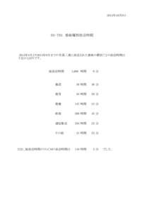 2014年10月9日  BS-TBS　番組種別放送時間 2014年4月より2014年9月までの各第三週に放送された番組の種別ごとの放送時間は 下記のとおりです。