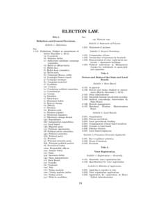 ELECTION LAW. Sec. Title 1.  (zz) Write-in vote.