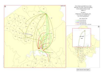 TEN-YEAR MASTER PLAN FOR TRUNK CYCLING AND WALKING PATH INFRASTRUCTURE[removed]INSET MAP