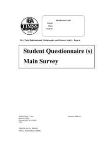 Educational research / Trends in International Mathematics and Science Study / Circle / Inequality / Grade / Guitar tunings / Education / Geometry / Evaluation