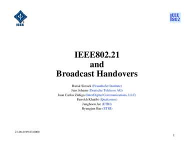 IEEE[removed]WG Presentation