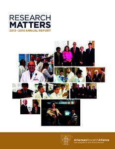 RESEARCH  MATTERS 2013 – 2014 ANNUAL REPORT  Research