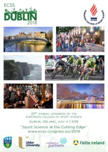 23rd annual congress of the  european college of sport science dublin, ireland, july