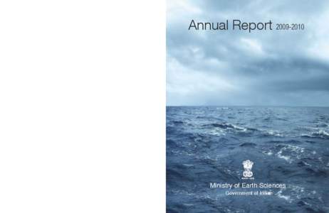 Annual Report[removed]Ministry of Earth Sciences Government of India  Annual Report