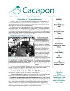 Cacapon  Vol. 15 Cacapon Volume 15