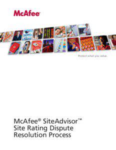 McAfee SiteAdvisor / McAfee VirusScan / McAfee / Software / Freeware