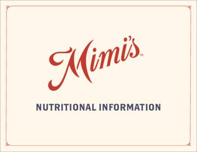 NUTRITIONAL INFORMATION  (m So diu m