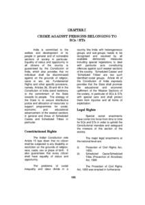 CHAPTER-7  CRIME AGAINST PERSONS BELONGING TO