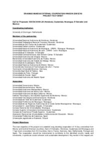 National Autonomous University of Nicaragua / Managua / Americas / CUMEX / ONeDL : Open Network of Digital Libraries / Central American Technological University / Consortium for North American Higher Education Collaboration / Tegucigalpa