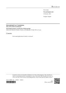 Treaties / Reservation / Provisional application / Treaty / Vienna Convention on the Law of Treaties / Treaties of the European Union / Ratification / Human rights / Minority Treaties / International law / International relations / Law