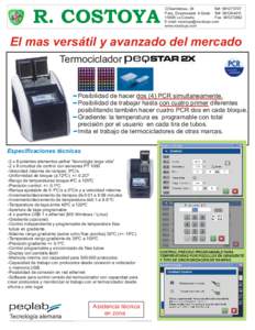 R. COSTOYA  C/Gambrinus, 38 Telf: [removed]Parq. Empresarial A Grela Telf: [removed]La Coruña