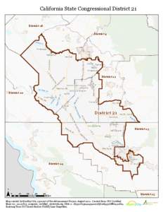 California State Congressional District 21 District 16 District 4 Outsid e