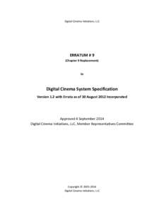 Digital Cinema System Specification v.1.2