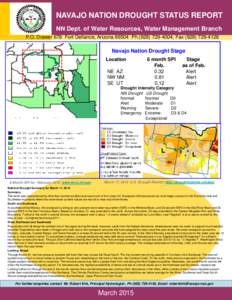 Navajo Nation DWR – Water Management Branch